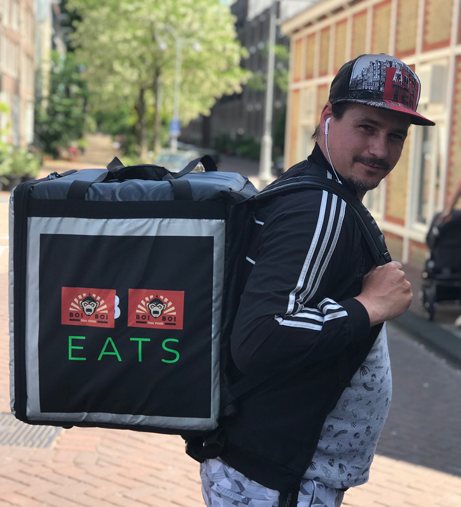 Uber Eats Delivery in Amsterdam